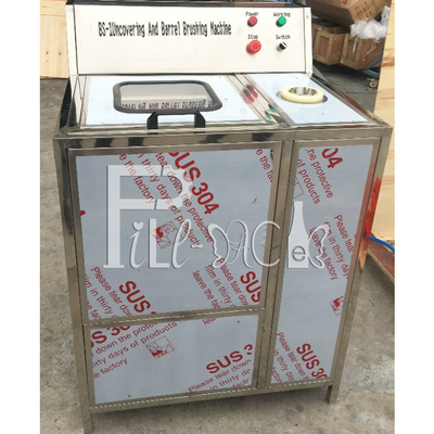5 Gallon Semi Auto Bottle Rinser Washer Manual Feed Single Station With Full SUS304 supplier