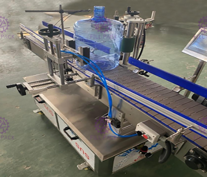 Automatic  1200BPH 5 Gallon Bottle Labeller PLC Control Customized supplier