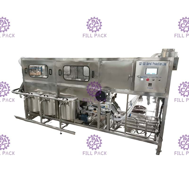 300BPH Automatic Plastic Bottle 3 Gallon 18.9L Bottled Water Filling Capping Machine supplier