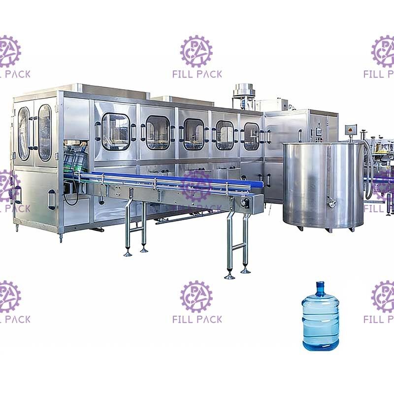 Non Spill Smart Cap 1000BPH 5 Gallon Filling Machine supplier