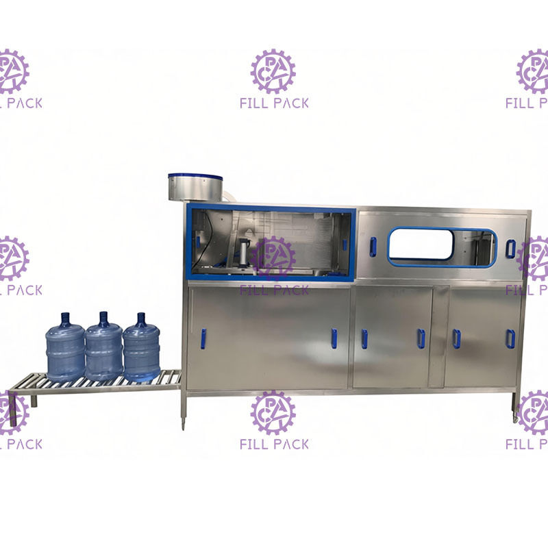 Hot Alkaline Water Rinsing 120 BPH Gallon Filling Line supplier