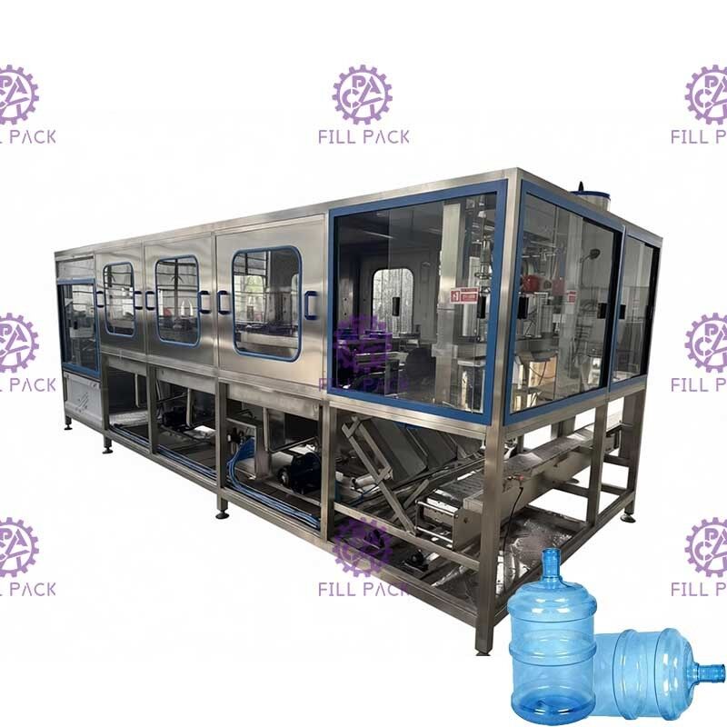 Jar Water 450BPH 5 Gallon Bottle Filling Machine supplier