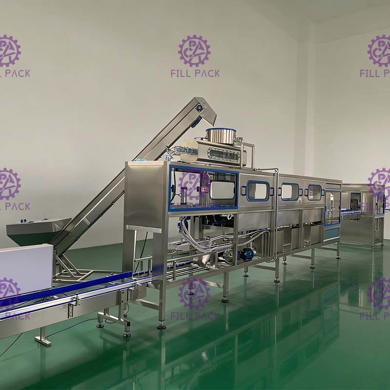 270×490mm Gallon Filling Machine With Label Shrink Tunnel supplier