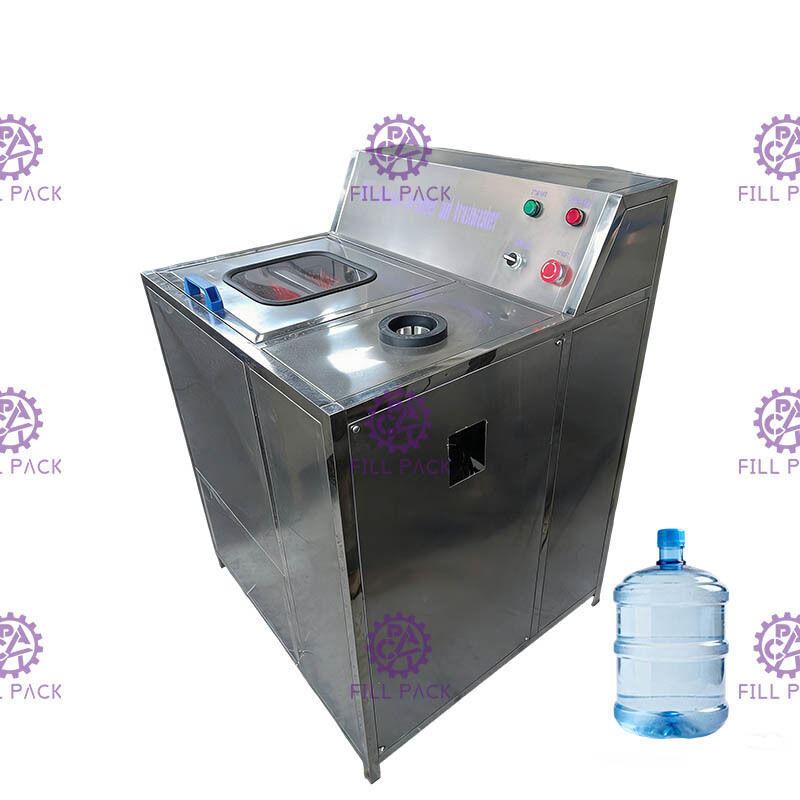 Semi Auto Decapper And BS-1 Brush 200BPH Small Bottle Washer With Checking Window supplier