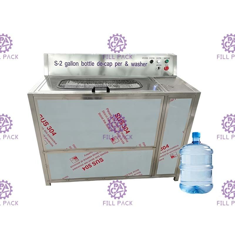 Manual Control Decapper Washer Equipment  5 Gallon supplier