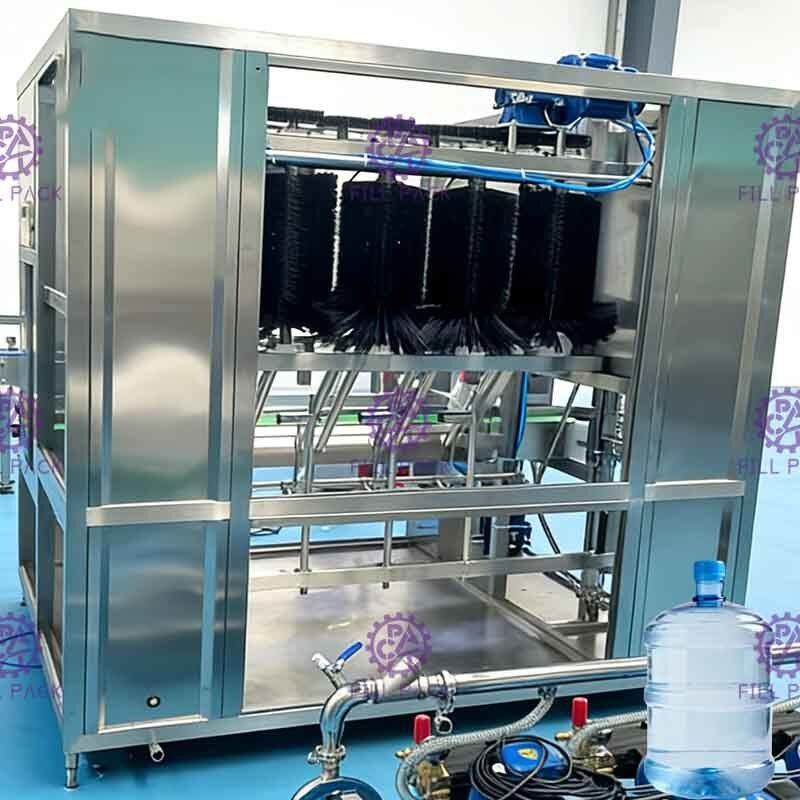 Automatic WSNCT-5 SUS304 20L Bottle Cleaning Machine  600BPH Capacity supplier