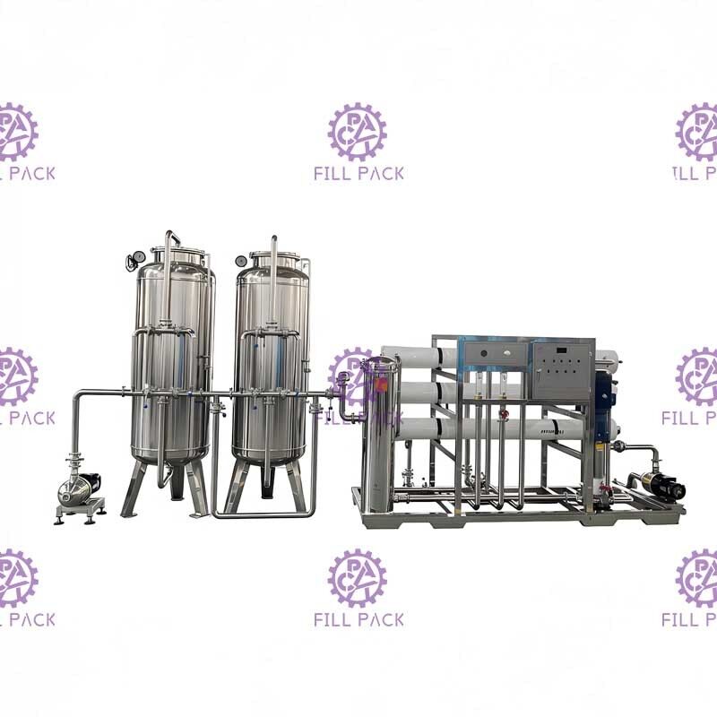 Water Bottling Line Hollow Fibre Filtration 4000 LPH RO Plant supplier