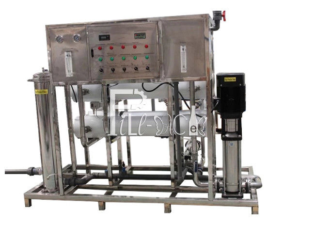 4TPH RO Water Purification Plant With CIP Unit TDS Meter supplier