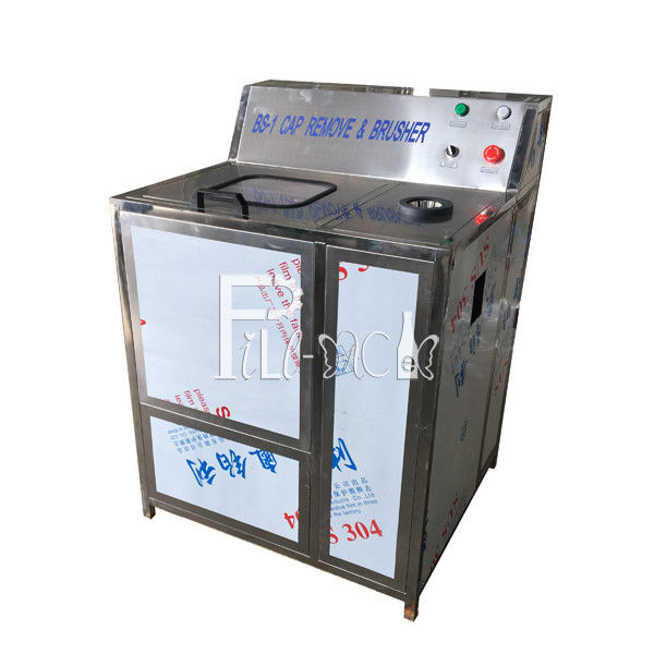 Cap Pulling 280BPH Five Gallon Bucket Washing Machine supplier