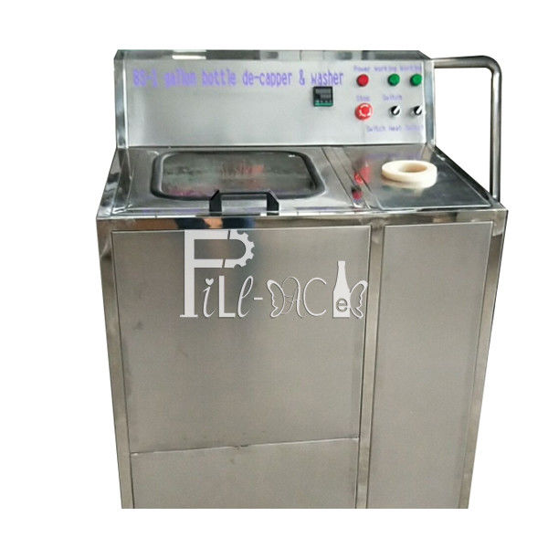 One Decapping Station SS304 5 Gallon Bottle Washer supplier