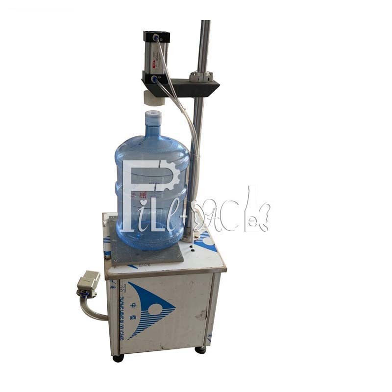 Automatic Gallon Plc 450mm Manual Pet Bottle Capping Machine supplier