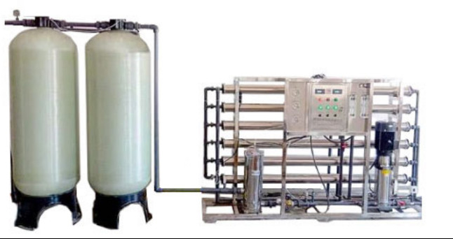 Drinkable 3000lph Reverse Osmosis Water Treatment Machine FRP Filter Tank supplier