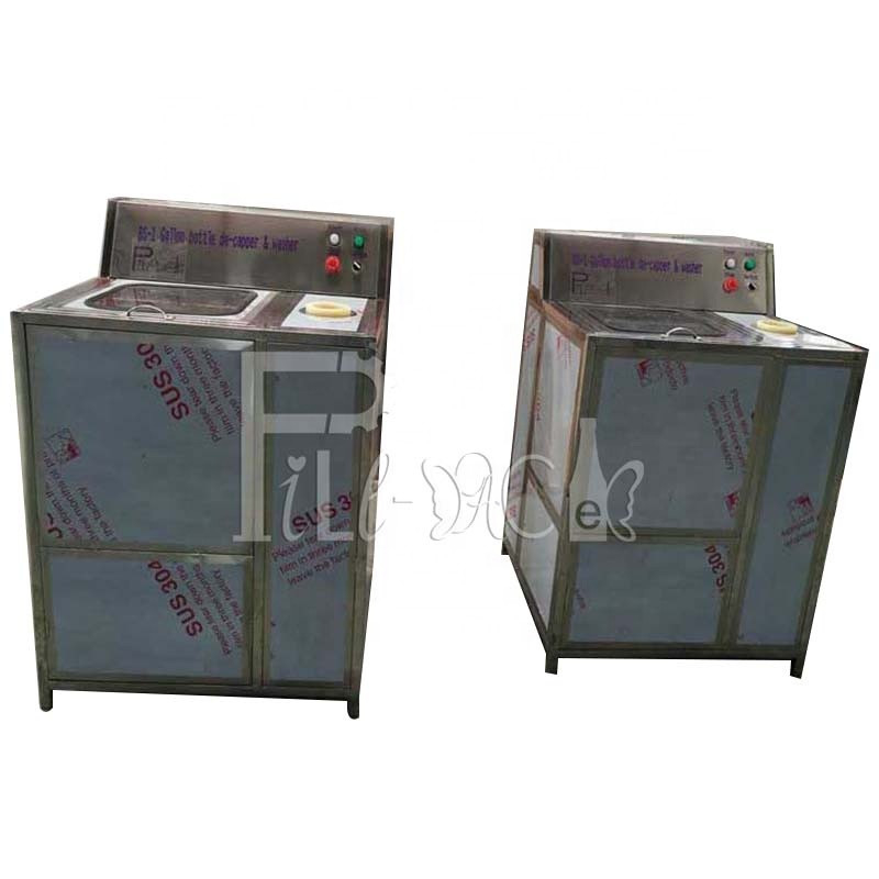 8 Brushes Manual Control Decapper Washer Equipment  5 Gallon supplier