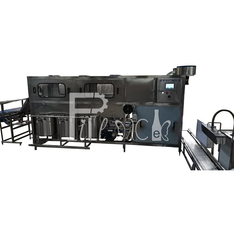 300BPH 18.9l 5 Gallon Water Filling Machine PLC Control With Touch Screen supplier
