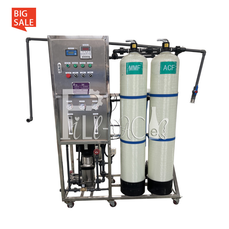 500-2000LPH Pure Drinking Mineral Water Treatment Reverse Osmosis Purification Equipment Machine System supplier
