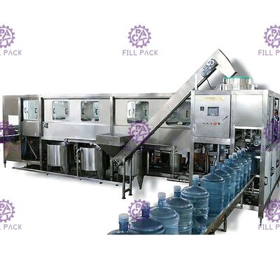 Drinking Water 3 In 1 1000BPH Mineral Water Bottling Machine
