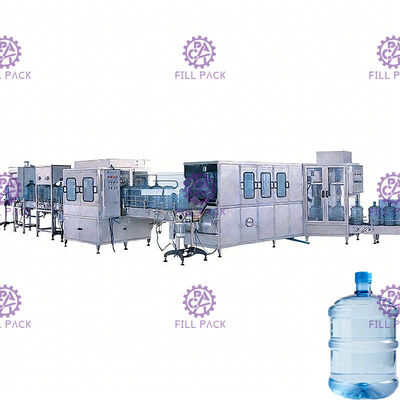 Electric 1500BPH Gallon Filling Machine With Cap Lifter