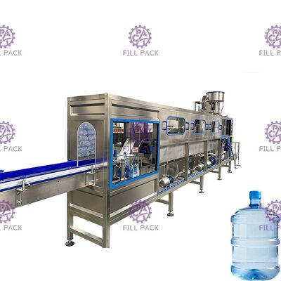 Automatic Bottled 5 Gallon Water Filling Line Bucket Washing Filling Capping Machine Line