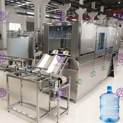 300BPH 18.9l 5 Gallon Water Filling Machine PLC Control With Touch Screen