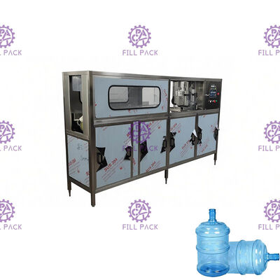 Complete 100 Bph Big Barrel 18.9l Gallon Filling Machine Full Automatic