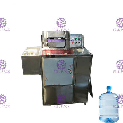 CE ISO 220V 5 Gallon Bottle Washer With Inner Rinsing Station
