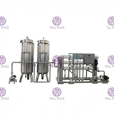 Water Bottling Line Hollow Fibre Filtration 4000 LPH RO Plant