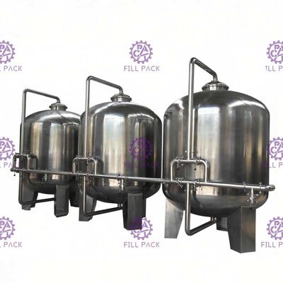 4TPH RO Water Purification Plant With CIP Unit TDS Meter