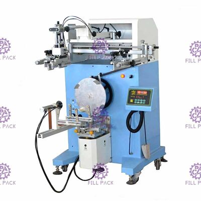 Semiauto Rotary Silk Screen Printing Bottle Labeller Photoelectricity Detection For 20l Bottle