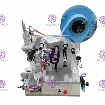 Semi-automatic Adhesive Sticker Labeling Machine Equipment Labeler for Square Bottle 3 sides or Round bottle circle