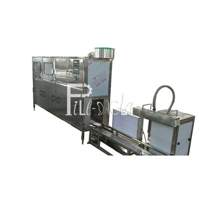 Hot Alkaline Water Rinsing 120 BPH Gallon Filling Line